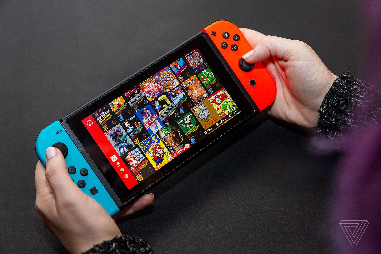A photo of the Nintendo Switch