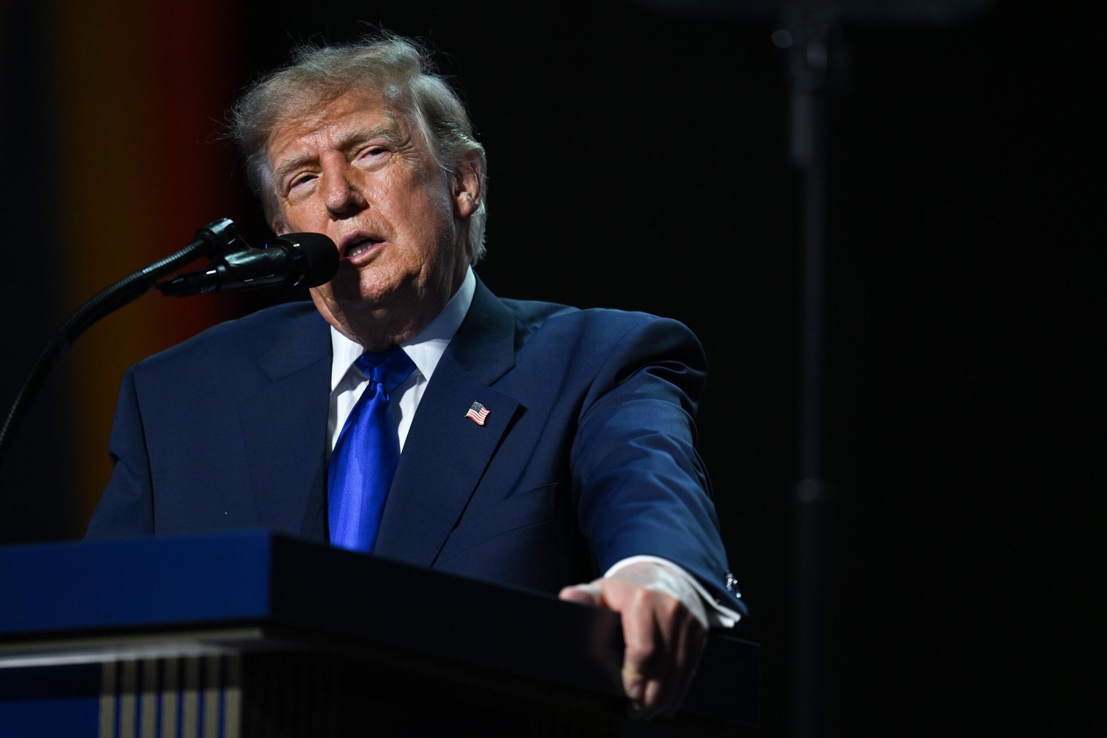 A photo of President Donald Trump