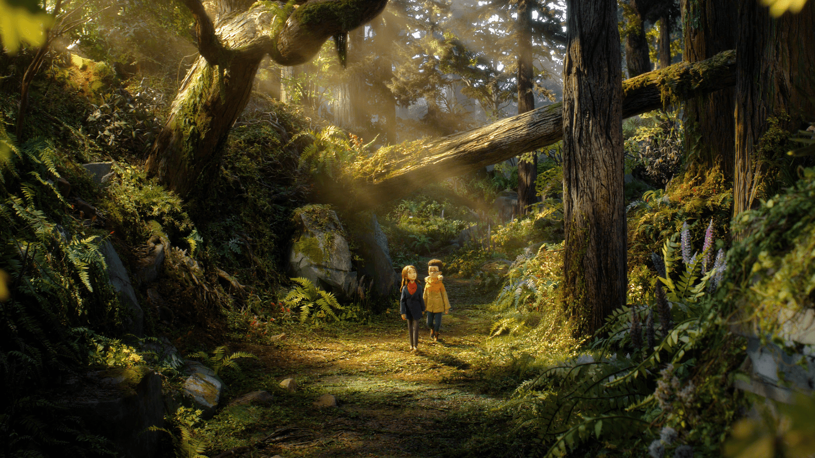 A still photo from the animated film Wildwood.