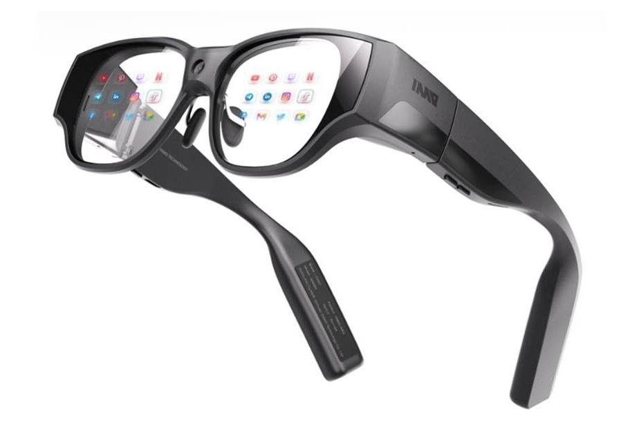The Inmo Air3 smart glasses against a white background.