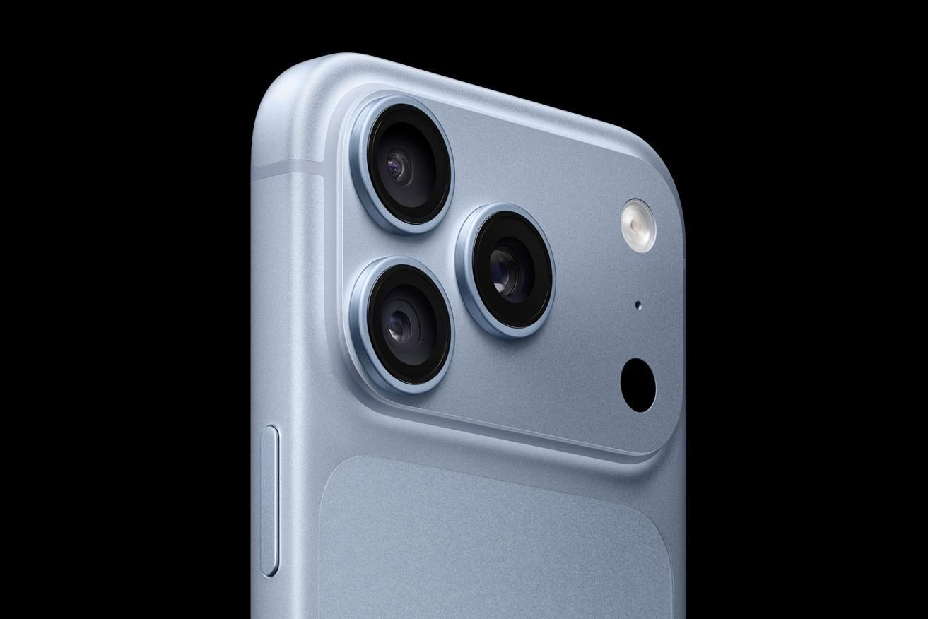 A close-up of the camera array on the back of the iPhone 18 Pro.