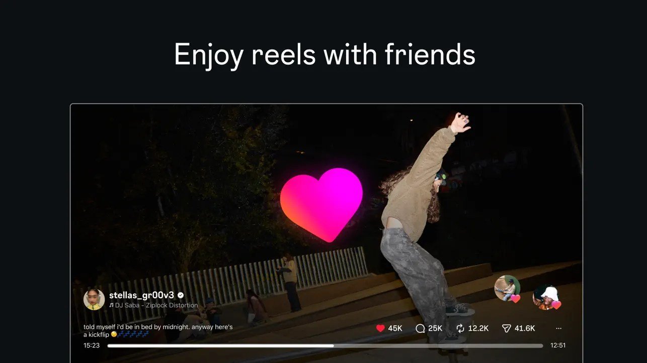 Instagram for Apple TV screenshot.
