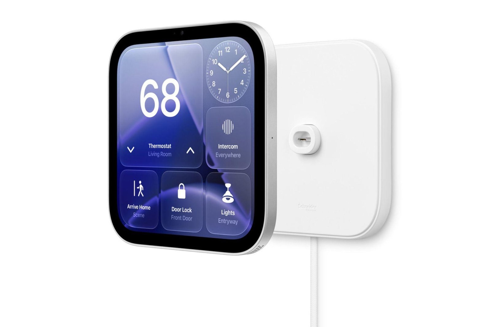 The wall mounted version of Apple HomeView.