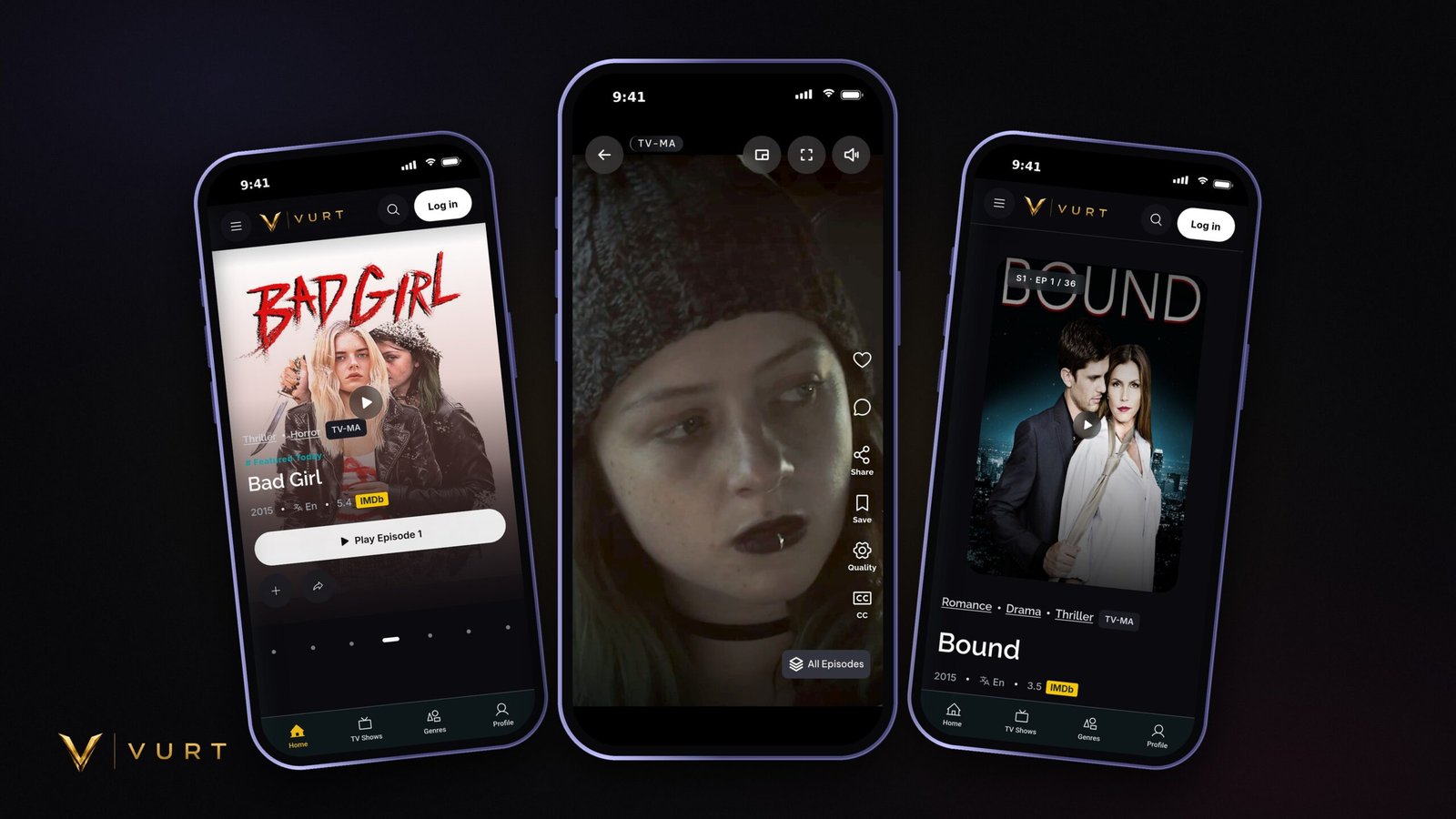 An image displaying Vurt’s mobile interface.