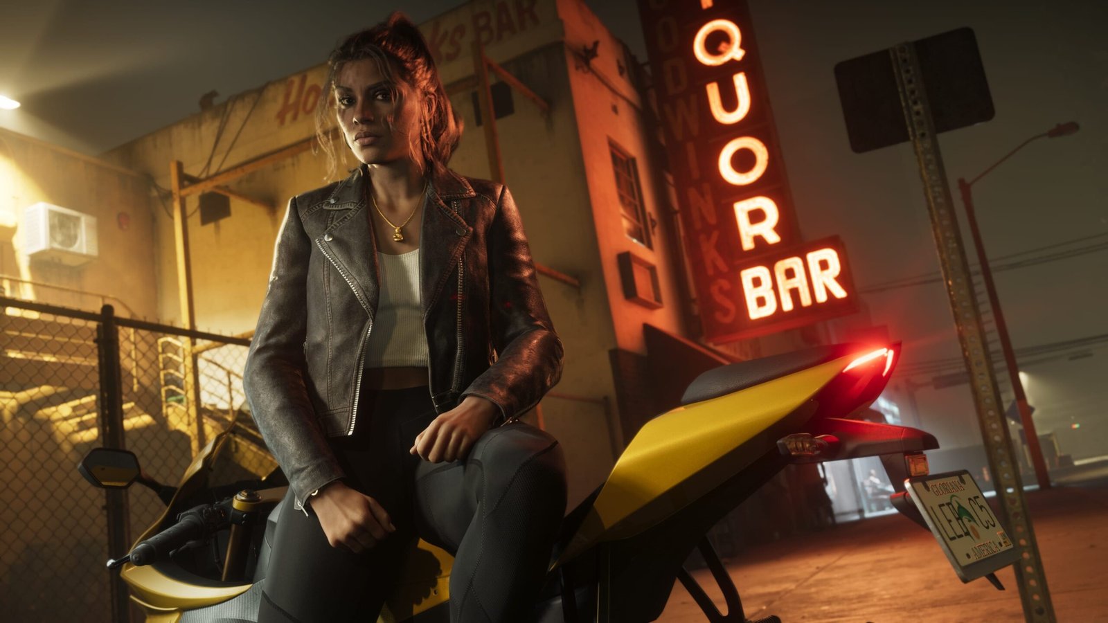A screenshot from the video game GTA VI.