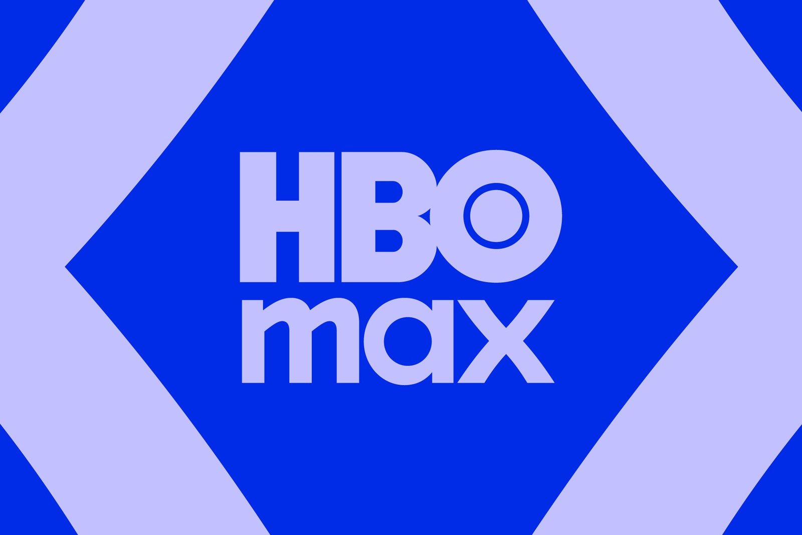 HBO Max logo on a purple background.
