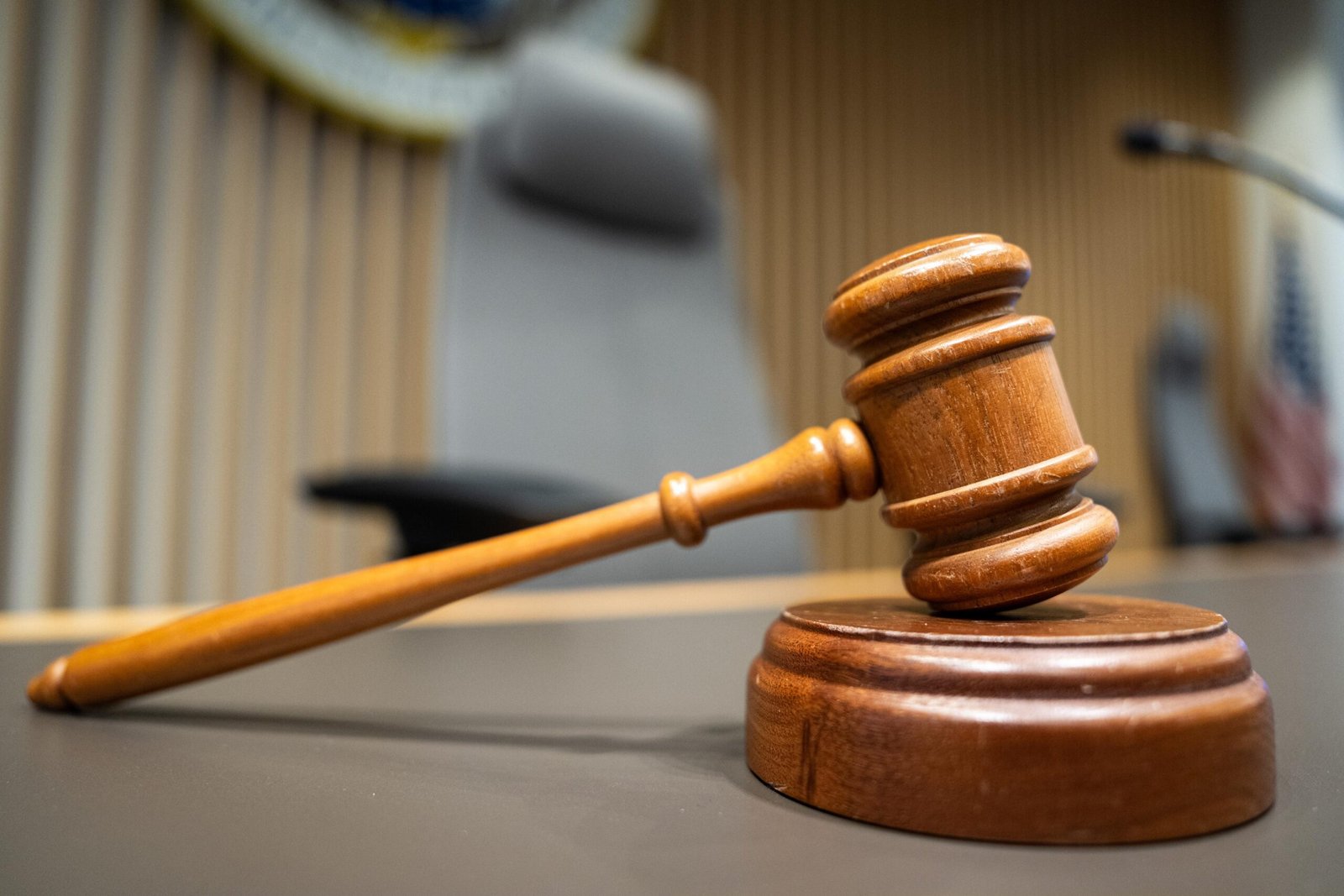A photo of a gavel